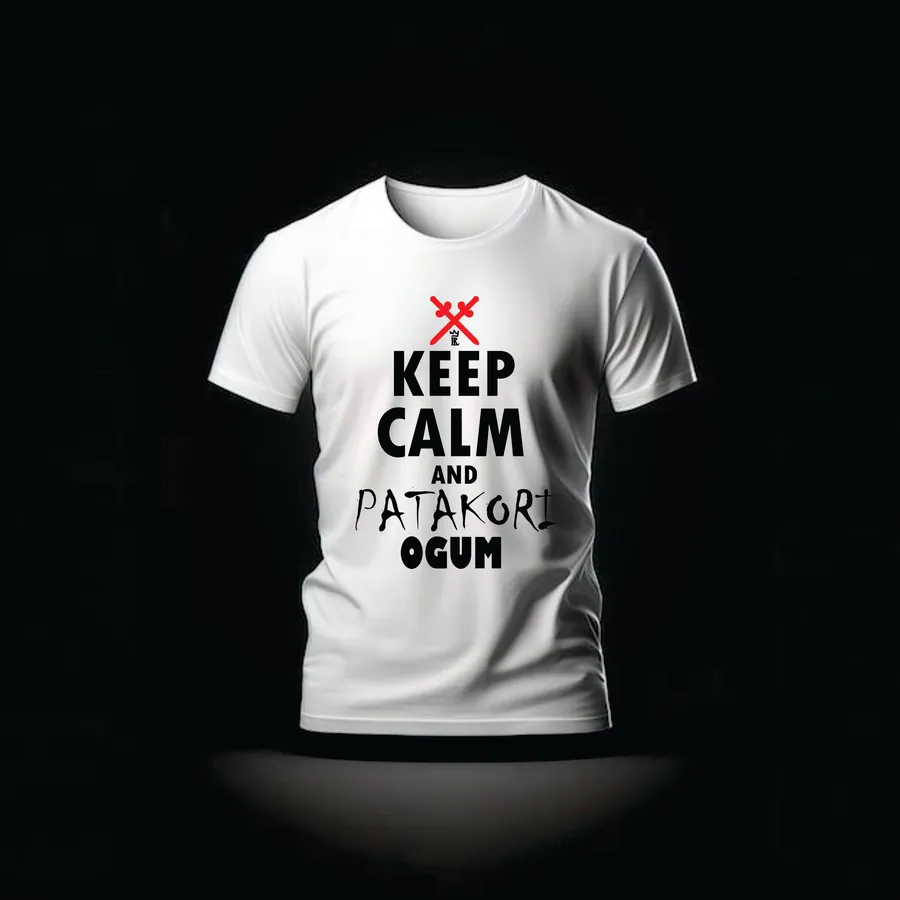 Camiseta Keep Calm Patakori Ogum — Rei 7 da Lira